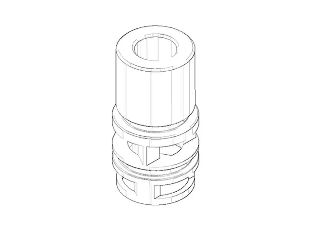 DORNBRACHT Umstellung ERSATZTEILE 092134080 D. 19,40 x 37 mm Platin gebürstet, 092134080-06 Galeriebild 1